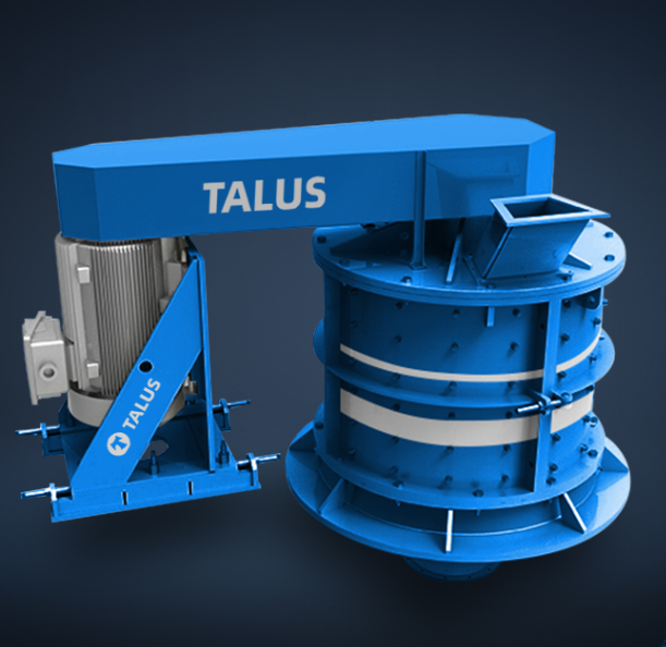 Which equipment parameters can be adjusted to achieve adjustable discharge particle size of the new sand maker?